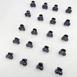 10/20/50/100 PCS Hair Claw Clips for Women 2cm Small bow Black Brown Transparent Plastic Mini Hairpin Barrettes Hair Accessorie