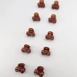10/20/50/100 PCS Hair Claw Clips for Women 2cm Small bow Black Brown Transparent Plastic Mini Hairpin Barrettes Hair Accessorie