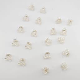 10/20/50/100 PCS Hair Claw Clips for Women 2cm Small bow Black Brown Transparent Plastic Mini Hairpin Barrettes Hair Accessorie