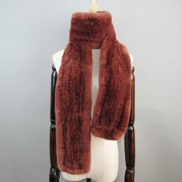 Women's Thick Warm Winter Fashion Brand Fur Muffler Real Fur Scarf High Quality Luxury Big Long Natural Rex Rabbit Fur Scarves