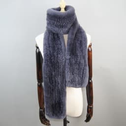 Women's Thick Warm Winter Fashion Brand Fur Muffler Real Fur Scarf High Quality Luxury Big Long Natural Rex Rabbit Fur Scarves