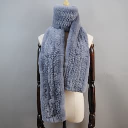 Women's Thick Warm Winter Fashion Brand Fur Muffler Real Fur Scarf High Quality Luxury Big Long Natural Rex Rabbit Fur Scarves