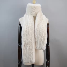 Women's Thick Warm Winter Fashion Brand Fur Muffler Real Fur Scarf High Quality Luxury Big Long Natural Rex Rabbit Fur Scarves