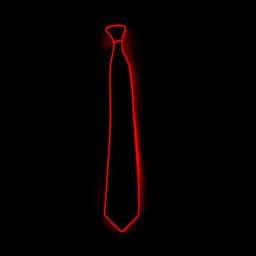 Retro Fashion Casual Suits Party Wedding EL Wire Neon Business Gift Luminous Tie LED Tie Glowing Tie Neck Ties