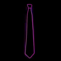 Retro Fashion Casual Suits Party Wedding EL Wire Neon Business Gift Luminous Tie LED Tie Glowing Tie Neck Ties