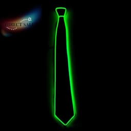 Retro Fashion Casual Suits Party Wedding EL Wire Neon Business Gift Luminous Tie LED Tie Glowing Tie Neck Ties