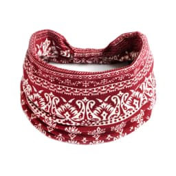Retro Headbands Fashion Printed Wide Knotted Hair Bands Soft Cotton Head Wraps Headband for Women Sport Yoga Hair Accessories