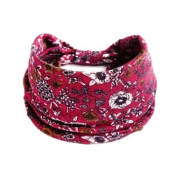 Retro Headbands Fashion Printed Wide Knotted Hair Bands Soft Cotton Head Wraps Headband for Women Sport Yoga Hair Accessories