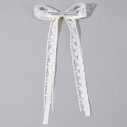 2Pcs White Lace Bow Hair Clips Flower Embroidery Long Ribbon Hairpins Sweet Floral Barrette Girls Children Headwear Accessories