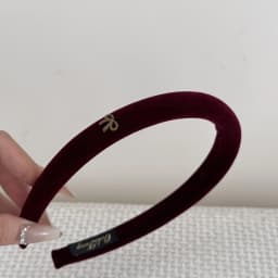 Autumn Winter Headband Navy for Women Girl Hair Band Vintage Kpop Sweets Hoop Makeup Korean Washing Leading Fashion Velvet Retro