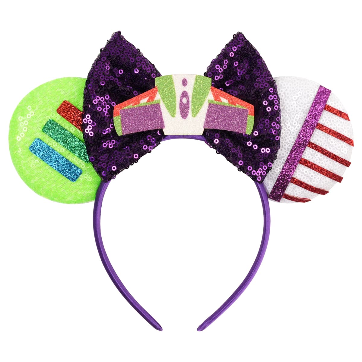 Mickey Mouse Headband Toy Story Hair Accessories Chameleon Girl Women Woody Buzz Lightyear Hair Bands Kids Sequins Bow Head Band