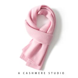 Winter New Fashion Solid Color 100% Cashmere Scarf Women/Men Outdoor Keep Warm Soft Cashmere Knitted Accessories Unisex Scarves