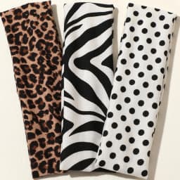 3PCS Retro-Style Animal Print & Polka Dot Women's Fashion Sports Hair Bands, Suitable for Daily Life, Street Dance & Outing Scen
