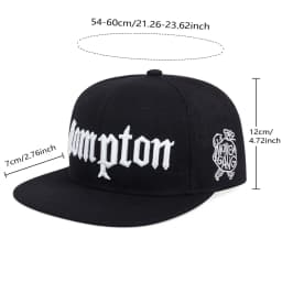 New Compton Cap Street Dance Snapback Hat Hip Hop Headwear for Men Women Adult Outdoor Casual Sun Baseball Cap