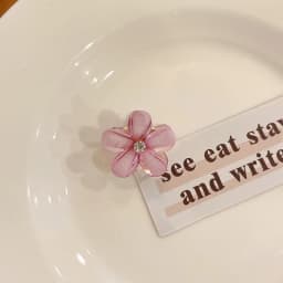 10pcs Crystal Flower Hair Clip Rhinestone Alloy Hair Clip Suitable For Sweet Summer Side Clip Hairstyle Accessories For Girls