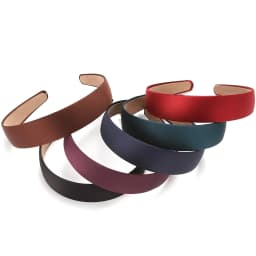 1/3/6Pack Satin Headband 1.2Inch Wide Women Girl NonSlip Fashion HairBand Diy Holiday Accessories Diademas Coreanas Para Mujer