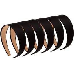 1/3/6Pack Satin Headband 1.2Inch Wide Women Girl NonSlip Fashion HairBand Diy Holiday Accessories Diademas Coreanas Para Mujer