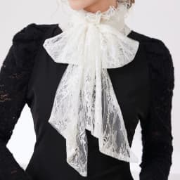 Ruffled Bows Tie Decorative Fake Collar Ladies Detachable Sweater Half Shirt High Collar For Women Girls
