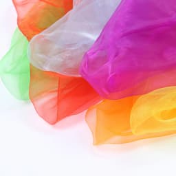 10/12Pcs Square Juggling Silk Scarves Soft Light Magic Trick Props For Dance Stage Movement Performance Accessories