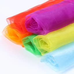 10/12Pcs Square Juggling Silk Scarves Soft Light Magic Trick Props For Dance Stage Movement Performance Accessories