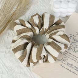 1PC Plaid Hair Scrunchies For Women, Multi-color Checkered Hair Ties, Vintage Elastic Hair Bands, Korean Style Hair Accessory