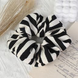 1PC Plaid Hair Scrunchies For Women, Multi-color Checkered Hair Ties, Vintage Elastic Hair Bands, Korean Style Hair Accessory