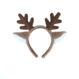 Christmas Costume Snowflake Deer Ears and Antlers Headband Cosplay Accessories Realistic Animal Ears Plush Headwear Hair Accessories