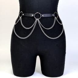 1PC Fashion Belt Female Street Style Waist Chain Tassels Belt Adjustable Casual Decorative Chain Gothic Clothing Accessories