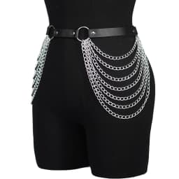 1PC Fashion Belt Female Street Style Waist Chain Tassels Belt Adjustable Casual Decorative Chain Gothic Clothing Accessories