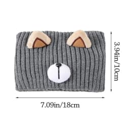 Cute Warm Winter Headbands Thicken Soft Knitted Headbands Elastic Windproof Hair Band Girls