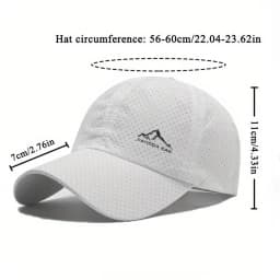 2pcs Sports Baseball Cap, Snow Mountain Print, Quick-drying, Spring Summer Leisure, D Suitable for Both Men and Women