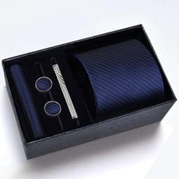 Fashion Handkerchief Wide Tie Sets Tie Clip Handmade Cravat Classic Business Men's Neck Tie Wedding
