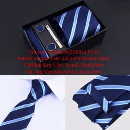 Fashion Handkerchief Wide Tie Sets Tie Clip Handmade Cravat Classic Business Men's Neck Tie Wedding