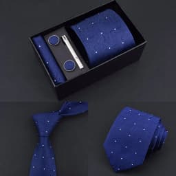 Fashion Handkerchief Wide Tie Sets Tie Clip Handmade Cravat Classic Business Men's Neck Tie Wedding