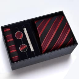 Fashion Handkerchief Wide Tie Sets Tie Clip Handmade Cravat Classic Business Men's Neck Tie Wedding
