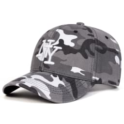 Unisex NY Letter Embroidery Camouflage Baseball Caps Spring Autumn Outdoor Adjustable Casual Hats Sunscreen Hat Sports Cap