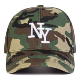 Unisex NY Letter Embroidery Camouflage Baseball Caps Spring Autumn Outdoor Adjustable Casual Hats Sunscreen Hat Sports Cap