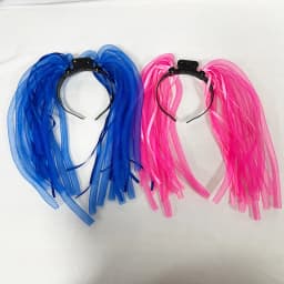 Disco Luminous Flashing Noodles Headband Light up Braid Headband Women Bar Club Night Show Headwear Supplies