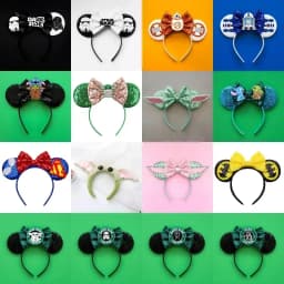 Pixar Inside Out 2 Hairbands Disney Joy Ear Headband For Adults Envy Bows Women Anxiety Hair Accessories Kids Girls Holiday Gift