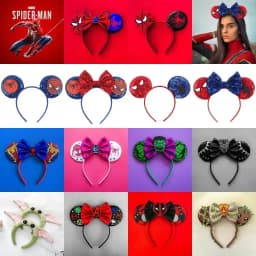 Pixar Inside Out 2 Hairbands Disney Joy Ear Headband For Adults Envy Bows Women Anxiety Hair Accessories Kids Girls Holiday Gift