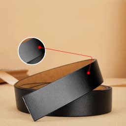 Without Automatic Buckle Waist Belts Plus Size Extra LONG 130 140 150cm No Buckle 3.5cm Width Genuine Leather Belt Straps