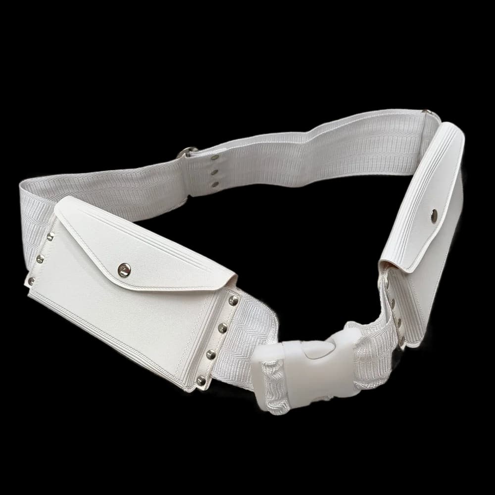 Unisex Stretchy Hajj Belt Wide Oxford Cloth Studded Waist Belt Waist Bag Waist Strap Umrah Girdle