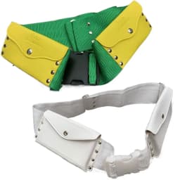 Unisex Stretchy Hajj Belt Wide Oxford Cloth Studded Waist Belt Waist Bag Waist Strap Umrah Girdle