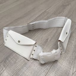 Unisex Stretchy Hajj Belt Wide Oxford Cloth Studded Waist Belt Waist Bag Waist Strap Umrah Girdle