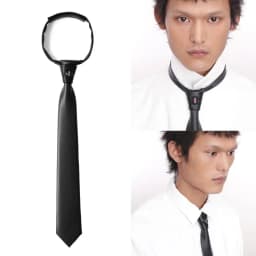 Modern Leather Tie For Professionals Office Wear Executive Attires Color Option For Sophisticated Outfits Y08E