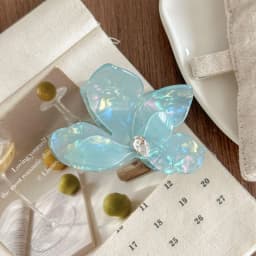 9CM Colorful Butterfly Inlay Rhinestone Hair Claw Acrylic Claw Clips Trendy Hair Clips for Women Girls Hair Accessories 