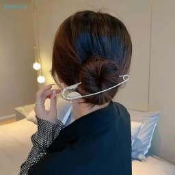 ♥Large Safety Pin Metal Clip, Personalized Oversized Thick Paperclip Hairpin Headwear Gifts