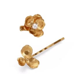 Gold Flower Crystal Hair Clips for Women Hairpins Girls Side Bangs Clips Flower Barrette Hawaiian Wedding Party Bag Hair Tools