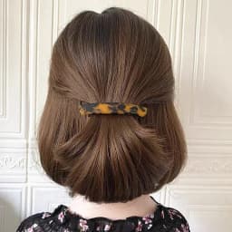 Elegant Gold Label Glossy Hairclip for Women Wide Side Acetic Acid Fashion Hairpin for Girls All-match Stylish Hair Accessory