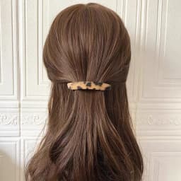 Elegant Gold Label Glossy Hairclip for Women Wide Side Acetic Acid Fashion Hairpin for Girls All-match Stylish Hair Accessory